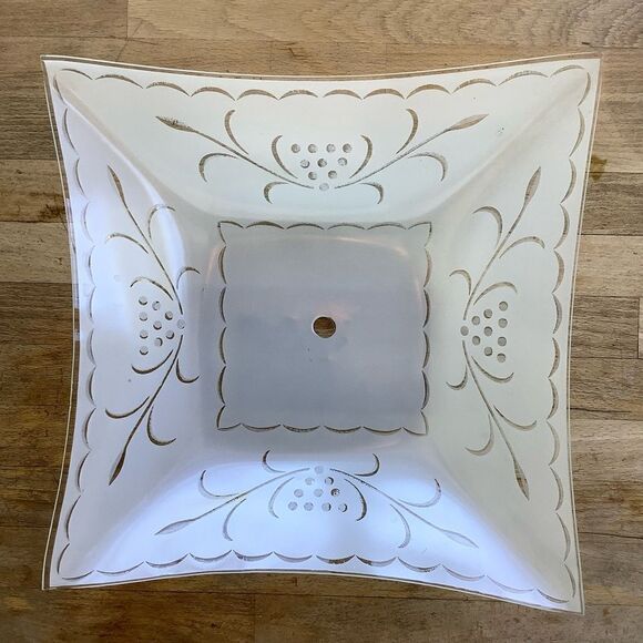 Glass Shade Lamp Sconce Ceiling Fixture Cover Mid Century Design Glass Light - Picture 2 of 6